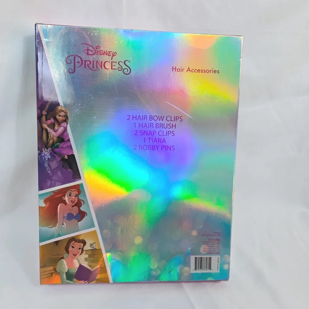 Disney Princess 8-Piece Hair Accessories Styling Set NIB Stocking Stuffer